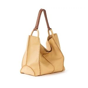 The Sak Los Feliz Large Leather Tote Bag Buttercup 💛
